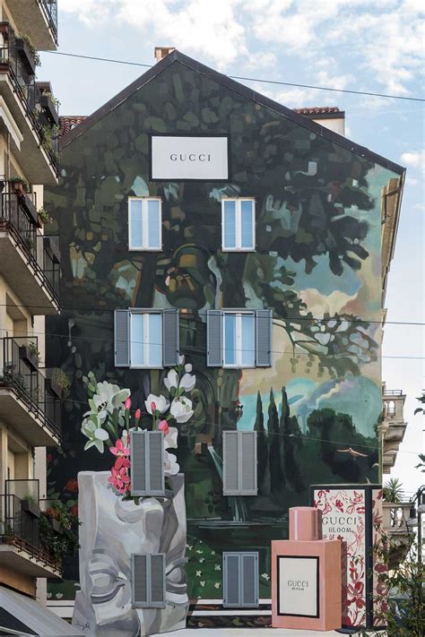 murales gucci milano 2021|gucci art wall milan.